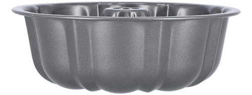 Budinera Savarin Molde Antiadherente Teflon Horno 26 Cm Color Gris Oscuro