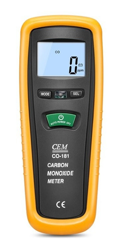 Detector De Monoxido De Carbono 1 A 1000ppm Cem Co181