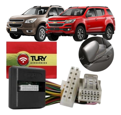 Imagem 1 de 1 de Módulo Rebatimento Retrovisor Tury S10 2012 A 2015 Ltz