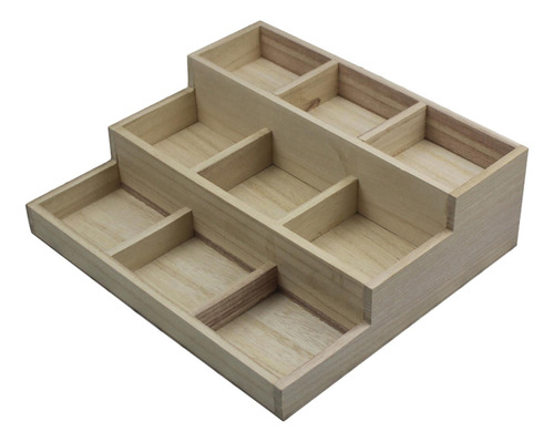 Organizador De Maquillaje De Madera, Organizador De Baño De