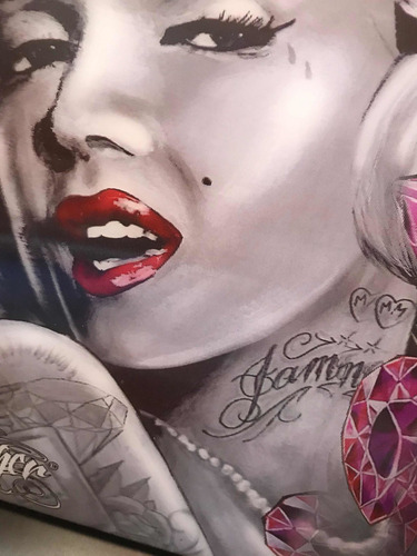 Póster 3d Lenticular Marilyn Monroe Moderna Con Marco Onky