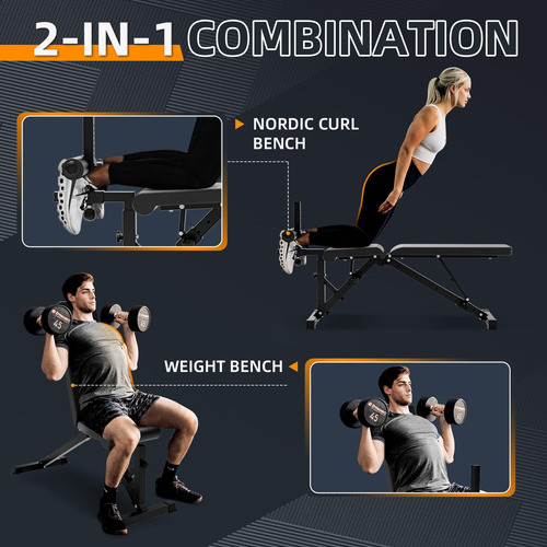 Gmwd Nordic Weight Benchweight Bench And Nordic Curl Bench