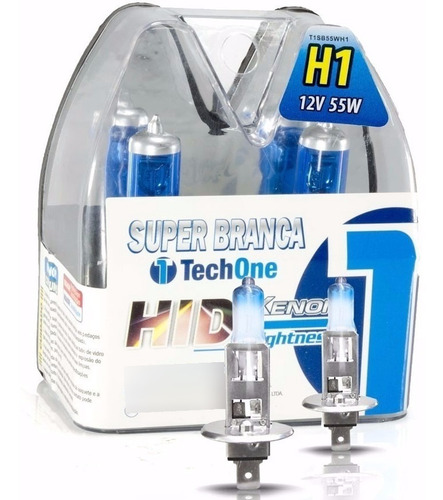 Lâmpadas Super Brancas Tech One C4 Vtr H1 + H7 + H11