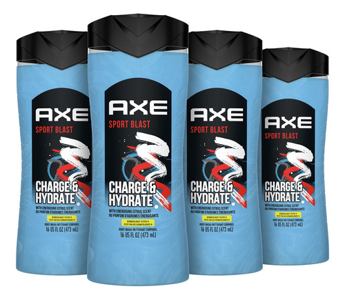 Axe Body Wash Charge & Hydrate Sports Blast - Gel De Bao Ene