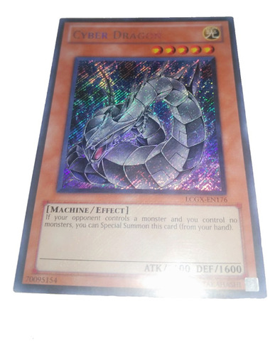 Yu-gi-oh! Cyber Dragon Alt Art Secret Rare Lcgx-en176