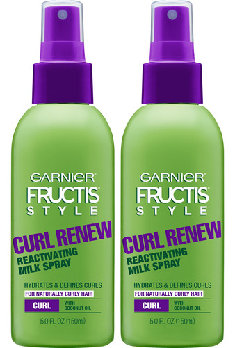 Garnier Fructis Style Curl Renew - Spray De Leche Reactivad.