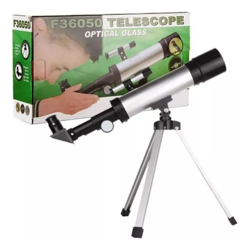 Telescopio Astronómico Zoom De 90x F36050l Color Blanco