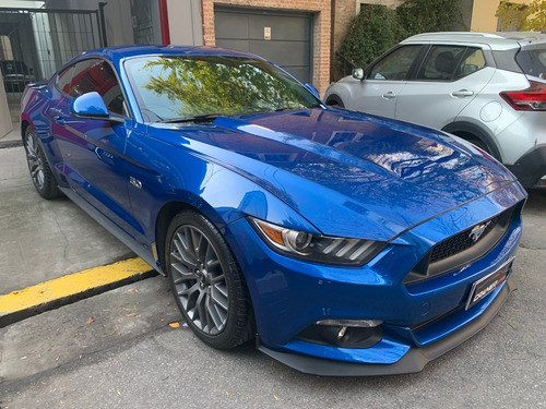 Imagen 7 de 16 de Ford Mustang 5.0 Gt 421 Cv Azul 2017