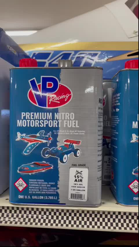 Vp Powermaster 15% Nitro 18% Oil Combustible Para Avión Gas