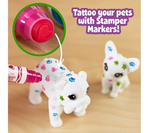 Crayola Scribble Scrubbie Tattoo Shop/ Pinte E Limpe Os Pets