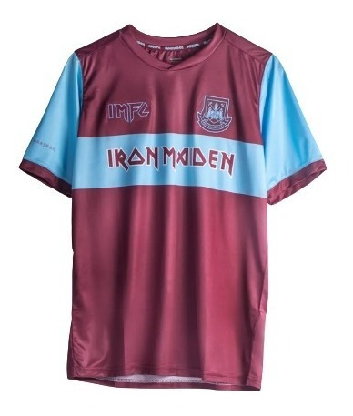 Camiseta West Ham Iron Maiden