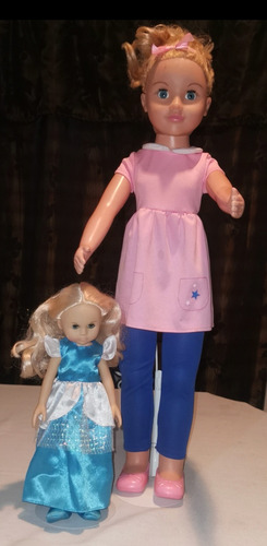 Muñeca Uneeda Doll Camina Conmigo Con Otra De Regalo (Usado)