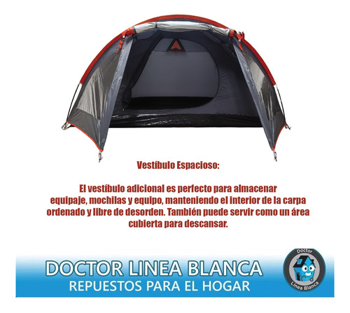 Combos Extra Grande Carpa + Colchon + Inflador Camping Upf30
