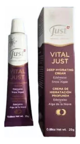 Crema De Rostro Hidratación Profunda Swiss Just 25 Gs Todo Tipo De Piel Día/noche