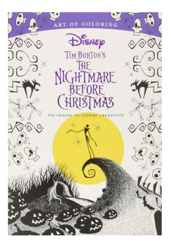Nightmare Before Christmas Libro Coleccion Colorear Original