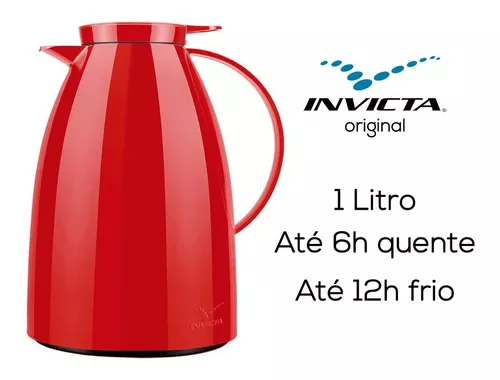 Garrafa Térmica Inox 1L Invicta Air Pot, Baitashop - baitashop