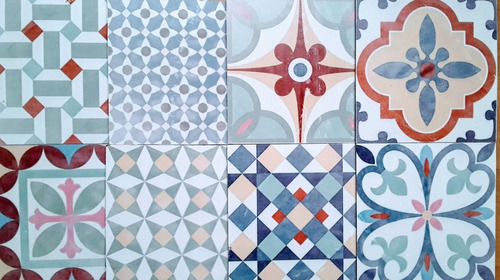 Sublimación Imitación Azulejo Calcáreo Set X 8 Láminas