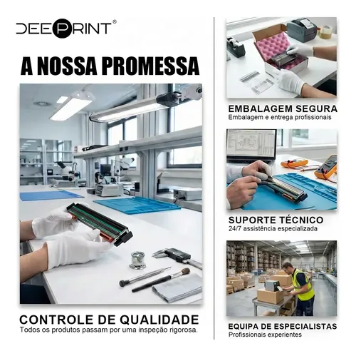 Cabeça De Impressão Térmica Para Zebra Zd621d 300dpi