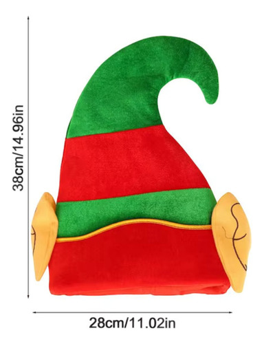 Gorro Elfo Navideño Cosplay Disfraz Navidad