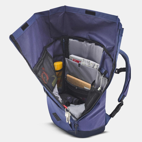 Mochila Rolltop Trail NH Escape 500 de 23 litros, color azul