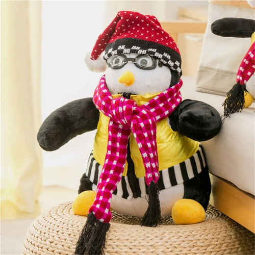 Muñeco De Peluche Negro Con Forma De Pingüino Hugsy De Joeys