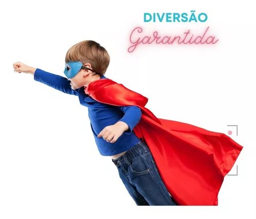 Fantasia De Carnaval Infantil Verão Sonico Kit C/ Máscara