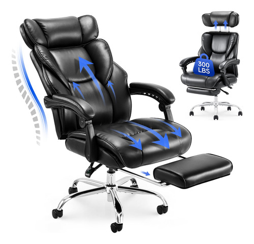 Silla De Oficina Con Reposapiés