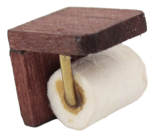 2 Soporte De Papel Higiénico Para Casa De Muñecas A Escala