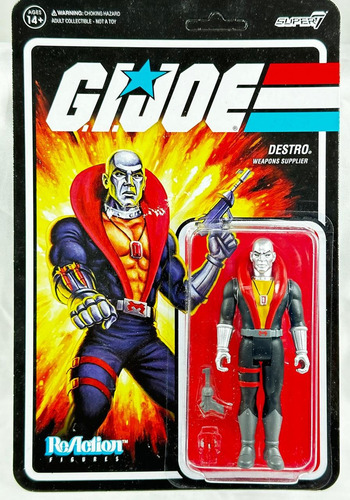 G.i. Joe Destro, proveedor de armas Cobra Wave 1 Super7