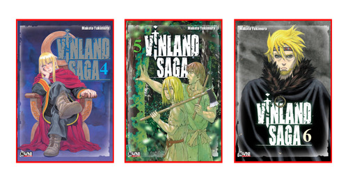 Combo Vinland Saga Vol. 4 A 6 - Manga - Ovni