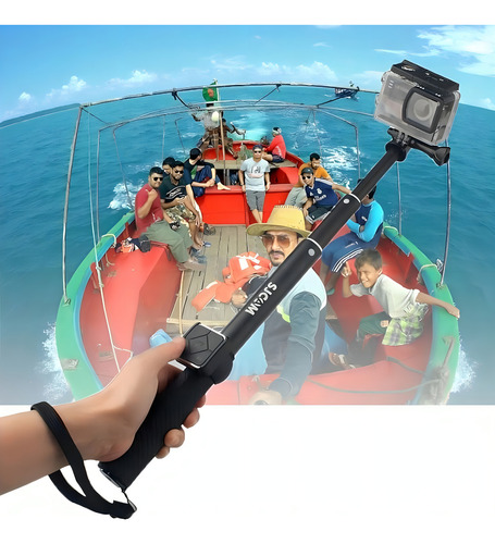 Bastão De Selfie Monopod Com Controle Remoto Sjcam SJ11/10/9/8/7/6/5