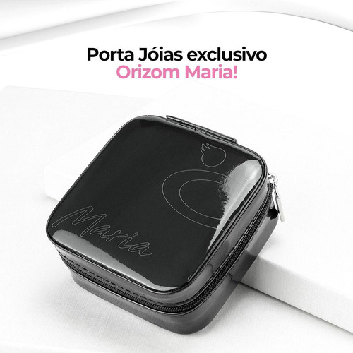 Kit Relógio Feminino Rosê + Porta Joia + Colar + Anel Pjrm10