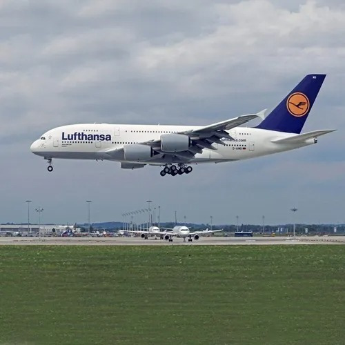 Imagen 7 de 7 de Airbus A380 Escala 1:500, Colores De Lufthansa