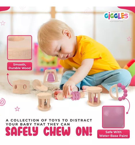 Giggles Montessori Juguetes Para Bebés De 0 A 6 Meses, Son