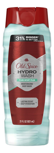 Old Spice Gel De Bano Hidratante Hydro Wash Pure Sport Plus,