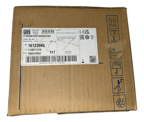 Variador De Frecuencia Cfw500b10p0t4db20h13g2