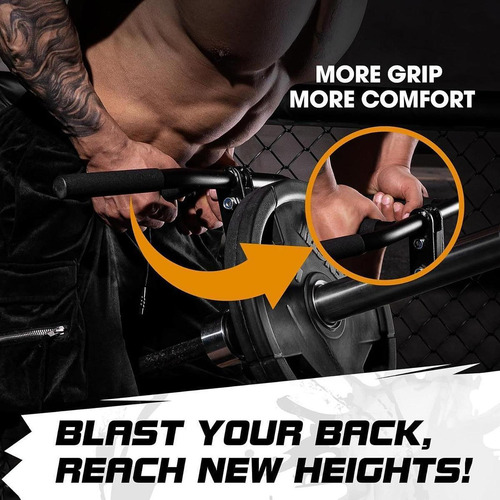 Row Achiskle Barmell Many, Bar Para Barbell Adjunto, Agarre