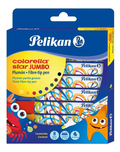 Marcadores Pelikan Colorella Star Jumbo