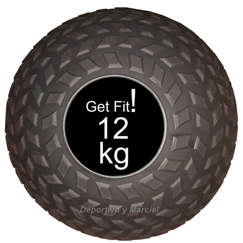 Slam Ball 12 Kg Crossfit Funcional Sin Pique Pelota Get Fit