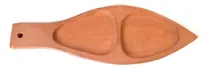 Comprar Tabla De Picada Hoja X 2 Cavidades, Algarrobo - Compranet 11613 Color Marrón Para Picada