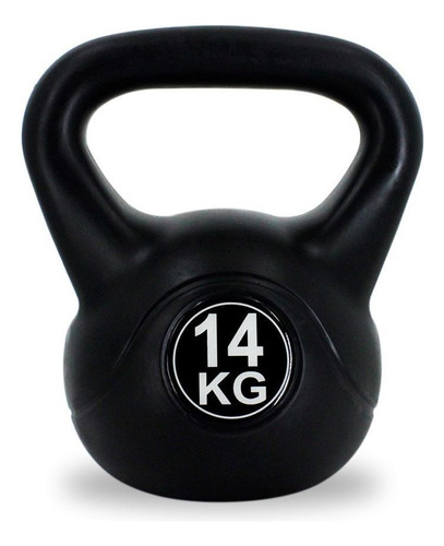 Pesa Rusa Mancuerna De Mano 14 Kg Recubierta Pvc Kettlebell