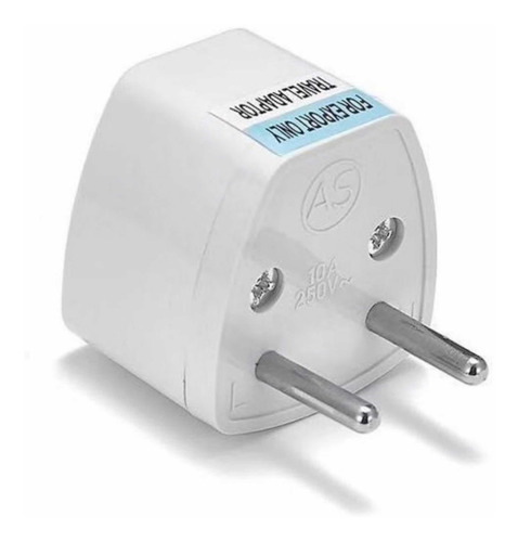 Adaptador Enchufe Europeo Adaptador Corriente Pack 3 Und