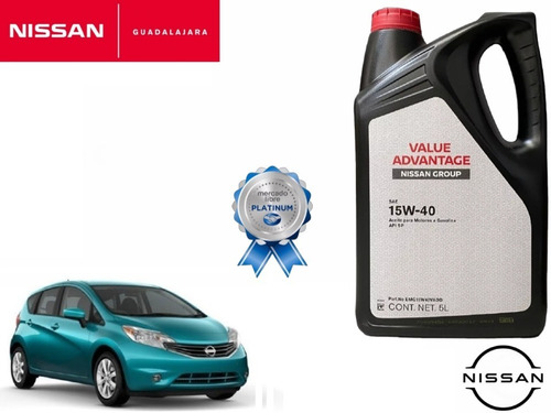 5l Aceite Nissan Mineral Value Advantage 15w40 Note 2015