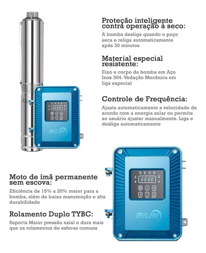 Kit Bomba Solar Palito 500w 17.000l/dia Ou 90m 2 Painéis