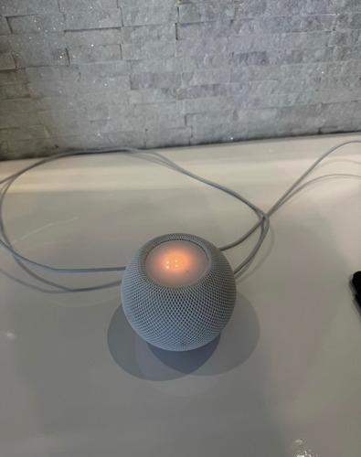 Apple Homepod Mini Branca Com Assistente Virtual Siri Branco (Usado)