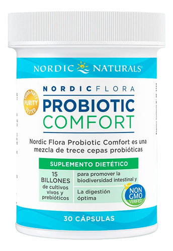 Nordic Naturals Flora Probiotic Comfort 30 Caps