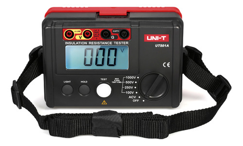 Medidor De Resistencia Ut501a Uni-t Tester Retroiluminado Co