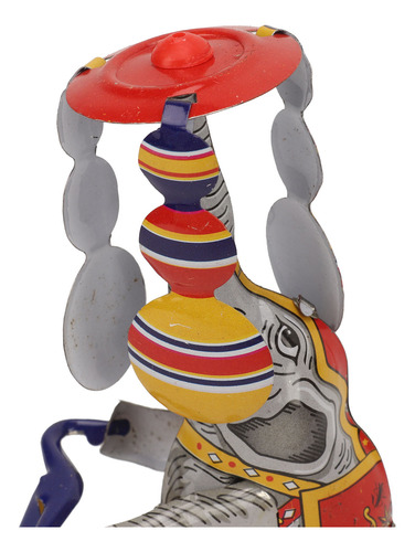 Lata De Juguete Con Forma De Elefante En Triciclo, Diseño Re