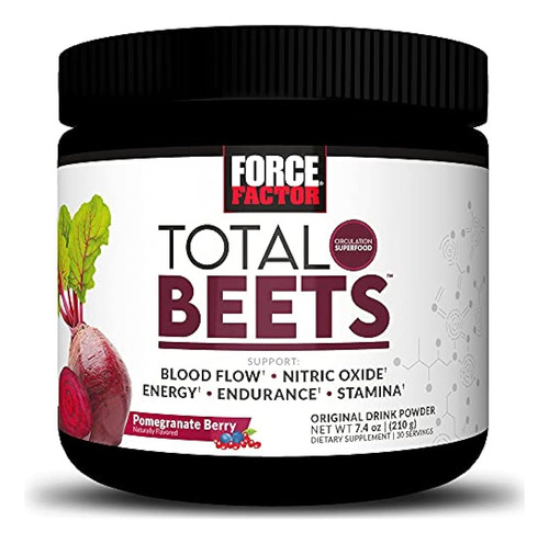 Total Beets Drink Mix Superalimento En Polvo Con Nitratos Pa