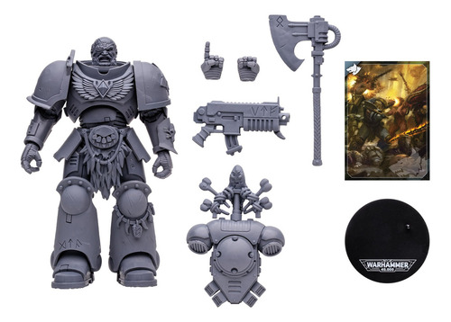 Mcfarlane Toys Warhammer 40000 Space Wolves Figura 7 Ews